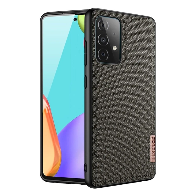 Dux Ducis Fino Schutzhülle mit Nylonbezug für Samsung Galaxy A72 4G grün