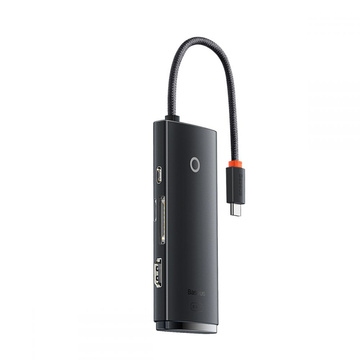BASEUS LITE SERIES BS-OH020 HUB ADAPTER TYPE-C 6-PORT BLACK