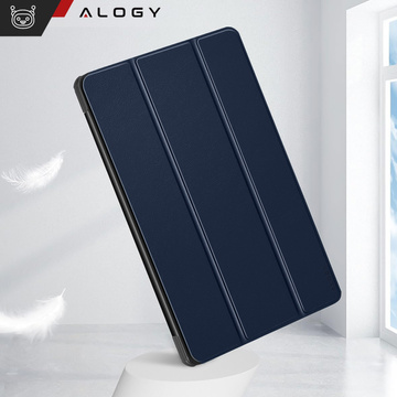 Etui do Lenovo Tab K11 / K11E 11” M11 10.95" TB330FU / TB330XU / TB331FC Book Case Cover z klapką obudowa futerał pokrowiec Alogy Granatowe
