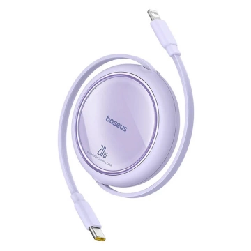 Baseus Free2Pull USB-C-Kabel für iP 20 W 1 m (lila)