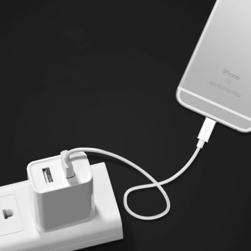 Choetech-zertifiziertes Kabel USB-A-Kabel - Lightning MFI 1,8 m weiß (IP0027)