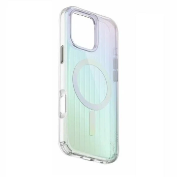 Etui UNIQ Coehl Linear do iPhone 16 Pro MagSafe Opalizujące