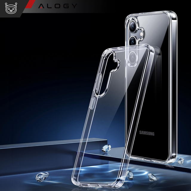 Hülle für Samsung Galaxy S24 Plus Back Cover Hybrid Clear Case Alogy Transparent