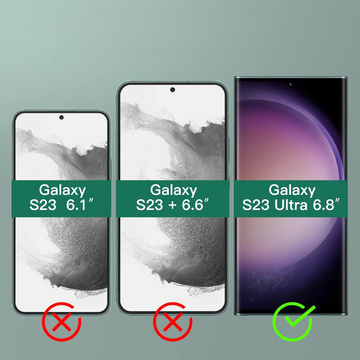 2x Szkło Hartowane UV do Samsung Galaxy S23 Ultra na cały ekran UVTG+ 2-PACK