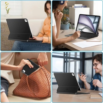 Etui z klawiaturą Tech-Protect iPad Pro 12.9 / Air 13 SmartCase Black