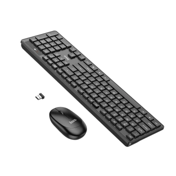Zestaw bezprzewodowy HOCO GM17 Klawiatura i Myszka Czarny USB