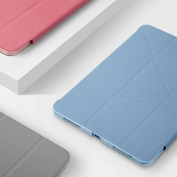 Etui na tablet UNIQ Camden do Pad 11 gen. (2025) / iPad 10 gen. (2022) szary/grey fossil Antimicrobial