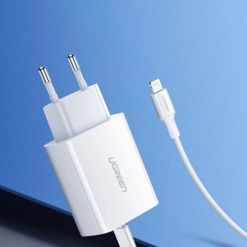 Ładowarka sieciowa UGREEN USB Power Delivery 3.0 Quick Charge 4.0+ 20W 3A biały (60450)