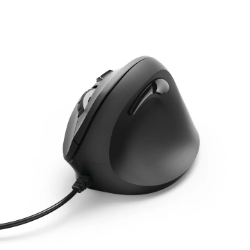 Mysz przewodowa Hama EMC-500 ergonomiczna pionowa czarna
