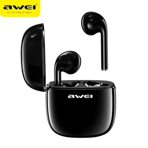 AWEI Bluetooth 5.0 T28 TWS Kopfhörer-Dockingstation Schwarz