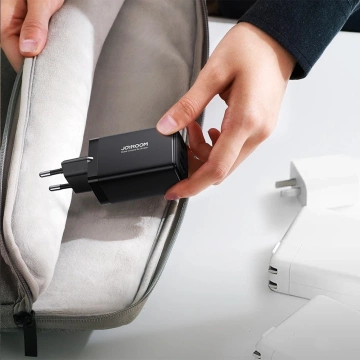 Joyroom TCG01 GaN 65W - Schnellladegerät 2× USB-C USB-A Kabel 100W