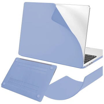 Etui do Apple Macbook Air 13.6 2022-2025 (M2/M3/M4) – elastyczna, matowa obudowa ochronna, lekka i odporna – Alogy AirGuard™ Lawendowy