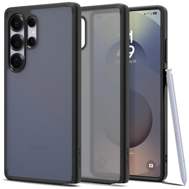 Samsung Galaxy S25 Ultra Spigen Ultra Hybrid Case Cover Frostschwarz