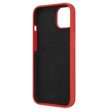 Hülle für Ferrari iPhone 13 mini 5.4" schwarz/schwarz Hardcase Silikon