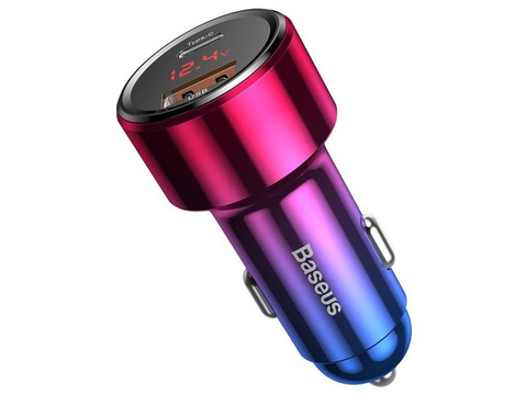Baseus USB Autoladegerät PPS QC Type-C 45W 6A Magic Red