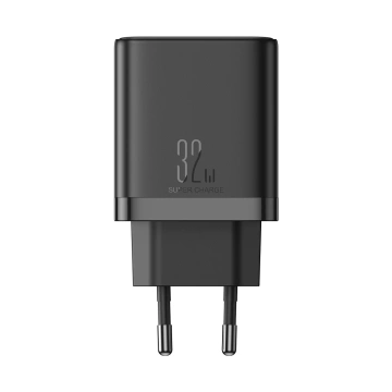 Joyroom 2x USB-C USB-A 32W Schnellladegerät - Schwarz