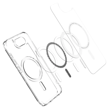 Etui Spigen Ultra Hybrid Mag MagSafe do iPhone 16E White