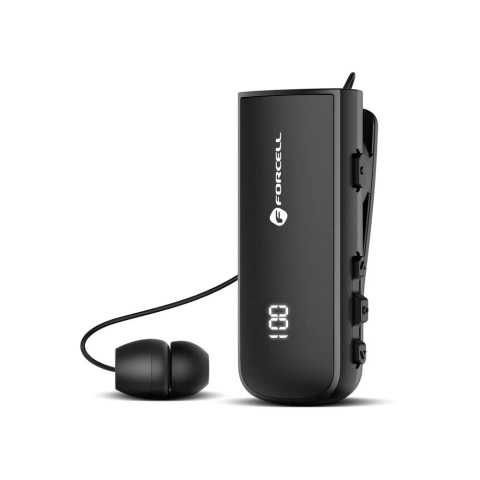Kabellose Bluetooth 5.3 Forcell F-Audio Drive EarBud schwarz Schwarz