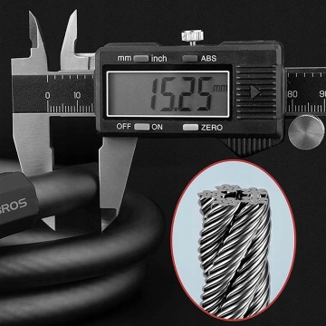 Rockbros RKS507-1BK Fahrradschloss mit Zahlenkombination 1,8 m – Schwarz