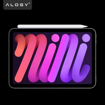 Rysik do Apple iPad Alogy Pencil z funkcją Palm Rejection Pressure Sensing Tilt Magnetyczny USB-C + 3 zapasowe końcówki Biały