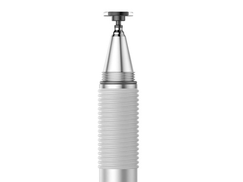 Screen Stylus 2in1 Precision Pen Baseus Haushaltsstift Silber