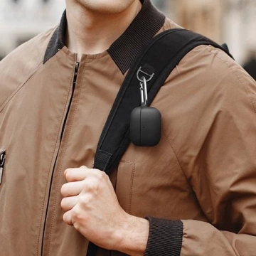 UNIQ Hülle Vencer AirPods Pro Silikon grau / anthrazit dunkelgrau