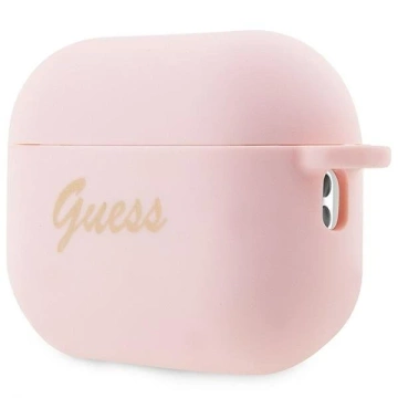 Etui ochronne na słuchawki Guess GUAP2LSCHSP do Apple AirPods Pro 2 cover różowy/pink Silicone Charm Heart Collection