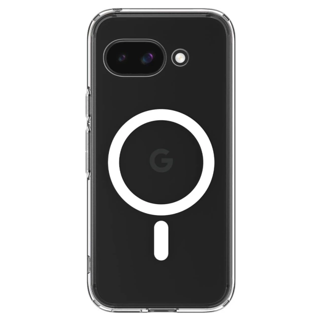 Etui do Google Pixel 9a Spigen Ultra Hybrid Mag MagSafe Clear/White