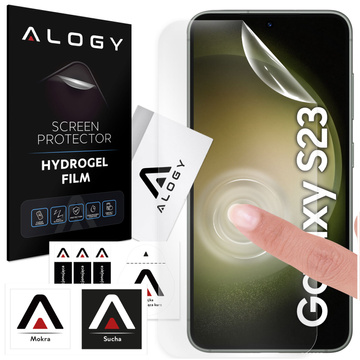 Folia Hydrożelowa do Samsung Galaxy S23 ochronna na telefon na ekran Alogy Hydrogel Film