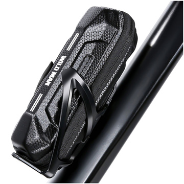 Etui torba sakwa rowerowa Wildman XT11 na rower w miejsce uchwytu na bidon 0,5L Czarna