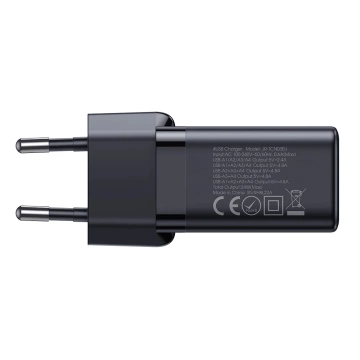 Joyroom JR-TCN03 Ładowarka sieciowa 4×USB-A 24 W 4,8 A – czarna