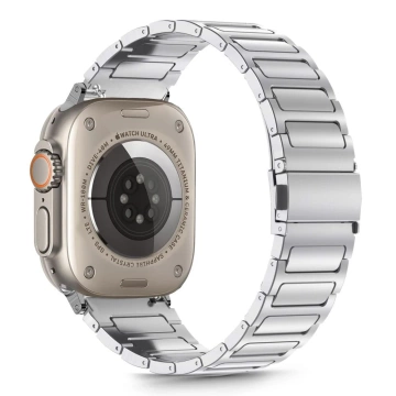 Pasek Tech-Protect Stainless Classic Apple Watch 44–49 mm Silver