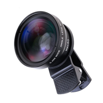 Lens Smartphone Lens 2in1 Kit Alogy Lens Clip 0.45X Macro 12.5X Wide