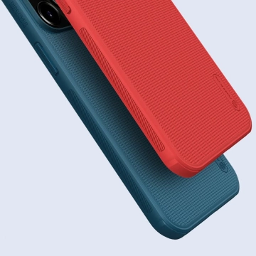 Nillkin Super Frosted Shield wzmocnione etui pokrowiec + podstawka iPhone 13 Pro Max czarny