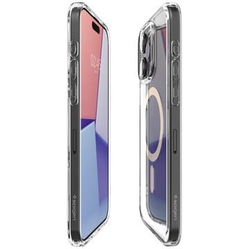 Etui do iPhone 15 Pro Max 6,7" Spigen Ultra Hybrid Mag Safe Case Pokrowiec Futerał Mag Fit Crystal Gold