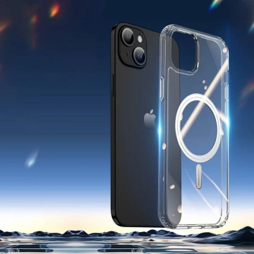 DUX DUCIS Clin Mag – transparente Hülle kompatibel mit MagSafe für iPhone 15 Pro