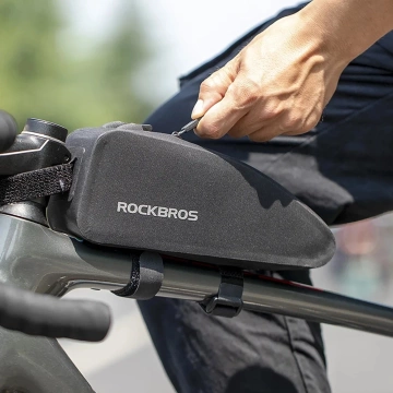 ROCKBROS TORBA SAKWA ROWEROWA NA RAMĘ 1,5L WODOODPORNA