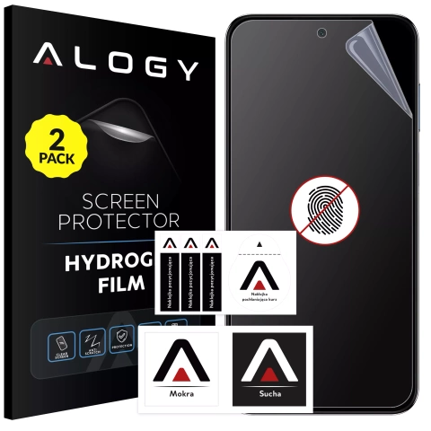 2x Folia "MATOWA" do Samsung M55 5G Hydrożelowa Alogy HydroSkin Matte Pro™ na ekran do etui "BEZ ODCISKU PALCÓW"