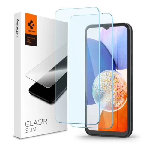 Szkło hartowane Spigen Glas.tR Slim 2-pack do Samsung Galaxy A15 4G / 5G / A25 5G Clear