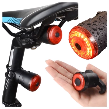 Lampka rowerowa SMART tylna Alogy RedLine R na tył roweru oświetlenie LED światełko światło tylnie czerwona reakcja na hamowanie inteligentna wodoodporna
