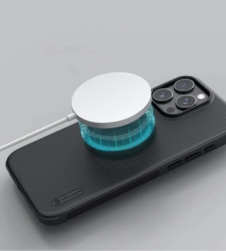 iPhone 16 Pro Max Hülle Nillkin Shield Pro Magnetisch Schwarz