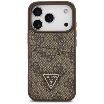 Etui Guess do iPhone 17 Pro 4G Double Card Triangle Gold