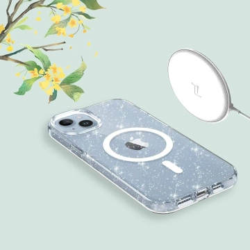 Etui ochronne FlexAir Hybrid MagSafe do Apple iPhone 13 / 14 Glitter