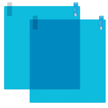 2 x hydrophobe Nano-Folie, Fensteraufkleber, Spiegel, Regen, wasserdicht, für Auto, Auto, Badezimmer, 15 x 20 cm