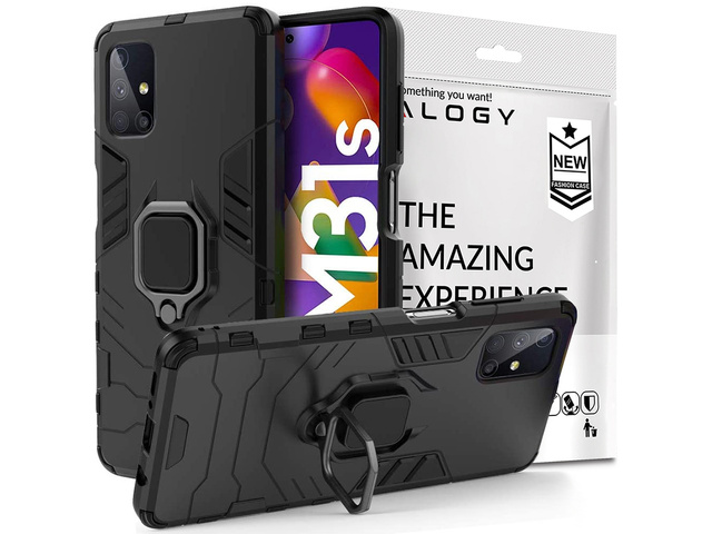 Handyhülle Alogy Stand Ring Armor für Samsung Galaxy M31s Schutzhülle