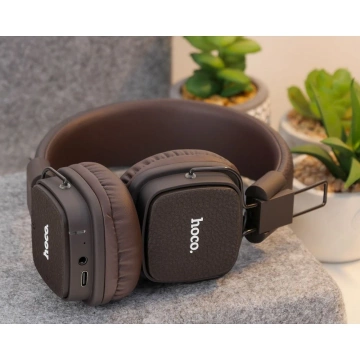 HOCO kabellose Bluetooth-Kopfhörer W56 braun