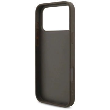 Etui Guess Hardcase 4G Big Metal Logo do iPhone 17 Pro Max, brązowe