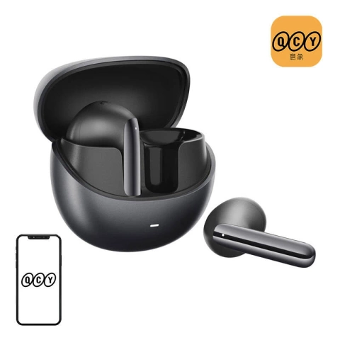 TWS QCY AilyBuds Pro HT10 Ohrhörer mit ANC, Bluetooth 5.3 (Schwarz)