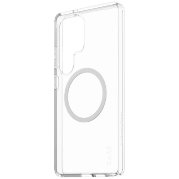 Samsung Galaxy S25 Ultra CARE Case von PanzerGlass Flagship Urban Combat Weiß QI Transparent
