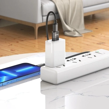 HOCO Adapter OTG USB A (Męski) Do Typ C (Żeński) UA17 Czarny